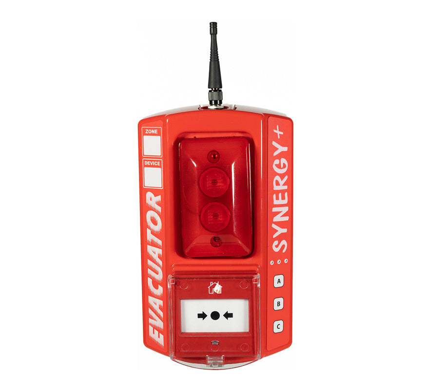 Evacuator Synergy+ Wireless Call Point Site Alarm (FMCEVASYNP1) - JEM Systems UK