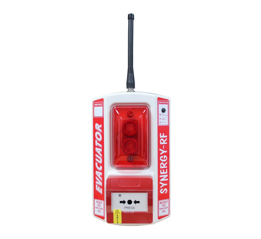 Evacuator Synergy RF Wireless Call Point Site Alarm (FMCEVASYN2) - JEM Systems UK