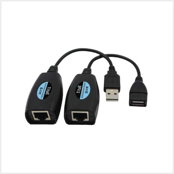 Titus USB Extender Over Single RJ45 Cat5e/6 Cable (45m)