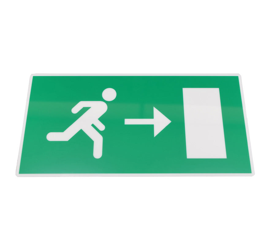 BLE Exit Legend for Thorncliffe Exit Box - Arrow Left/Right (EL-131305-LR) - JEM Systems UK