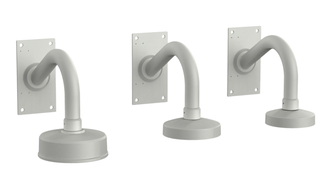 TruVision TVD-SNB Dome Swan Neck Bracket for TVD-CBx and TVF-CBM Cup Bases - JEM Systems UK