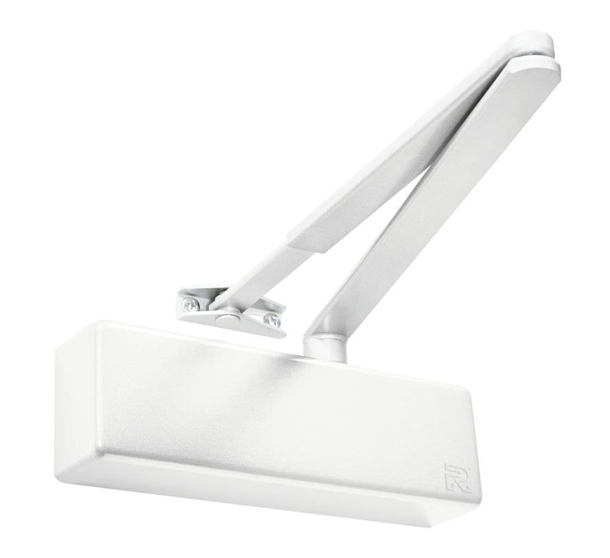 Rutland TS.3204 Fixed Power EN3 Overhead Door Closer - White (TS.3204.SLFB.WHWH) - JEM Systems UK