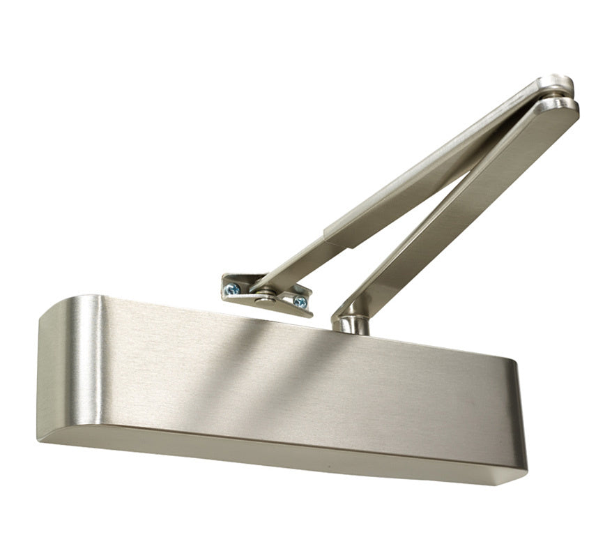 Rutland TS.5204 Variable Power EN2-4 Overhead Door Closer - Satin Nickel Plate (TS.5204BC.SRFB.SNPSNP) - JEM Systems UK