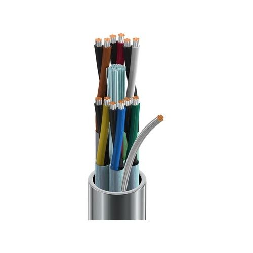 Belden 8778.00305 22/6 Stranded TC Audio, Control and Instrument Cable, Polypropylene Insulation, PVC Jacket, 305m Reel, Chrome
