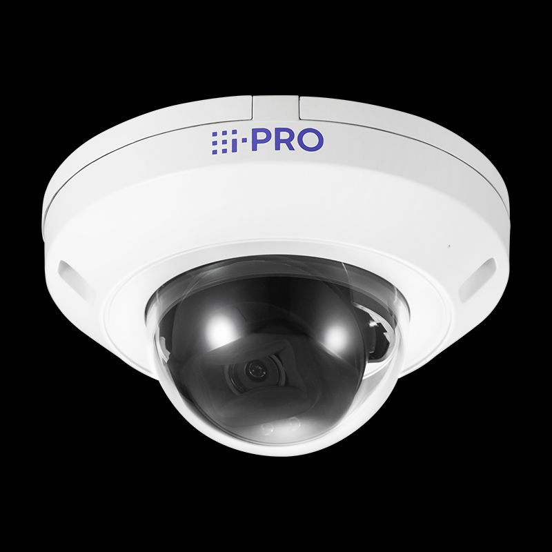 i-PRO WV-U22501-F3L 5MP Indoor Vandal IR Dome Camera, 3.2mm Fixed Lens, Built-in IR LED, Audio Recording with Built-In Microphone, IP42, IK10, (Replaces WV-U2140LA)