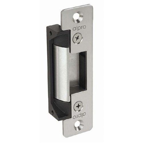 Alpro AL111AS 12-24VDC ANSI Short SS Strike Including Mounting Kit, Fail Safe-PTL