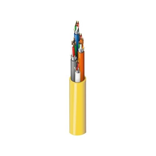 Belden 658AFJ 0041000 22/3, 18-4, Access Control Cable, Beldfoil Shielded, Flamarrest Outer Jacke, 305m (1000'), Yellow
