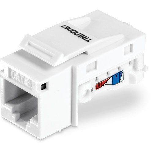 TRENDnet TC-K25C6 CAT6 Keystone Jack, 25-Pack