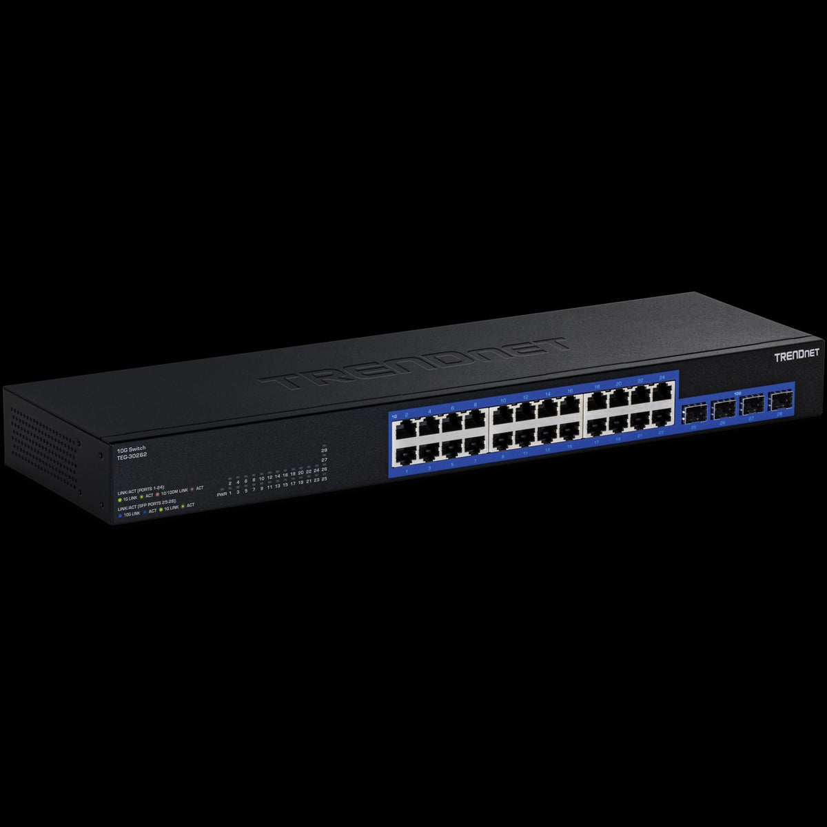 TRENDnet TEG-30262 28-Port Gigabit Switch with 4 x 10G SFP+Ports