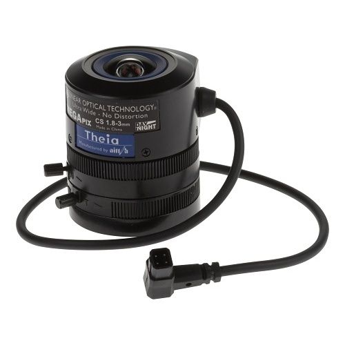 AXIS 5503-161 Theia Linear Optical Technology Varifocal Ultra-Wide Field of View, 1.8-3mm Lens, White