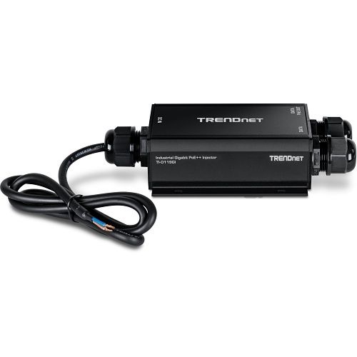 TRENDnet TI-O119GI Outdoor IP67 Gigabit PoE++ Injector, 24-57V, 95W PoE, IP67