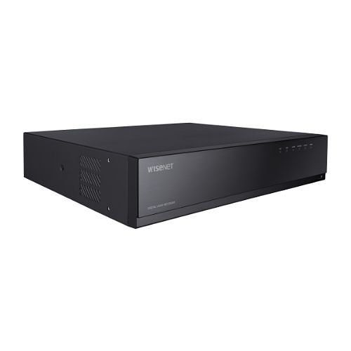 Hanwha HRX-1635 8MP 16-Channel 128Mbps 8 SATA Pentabrid DVR, Black