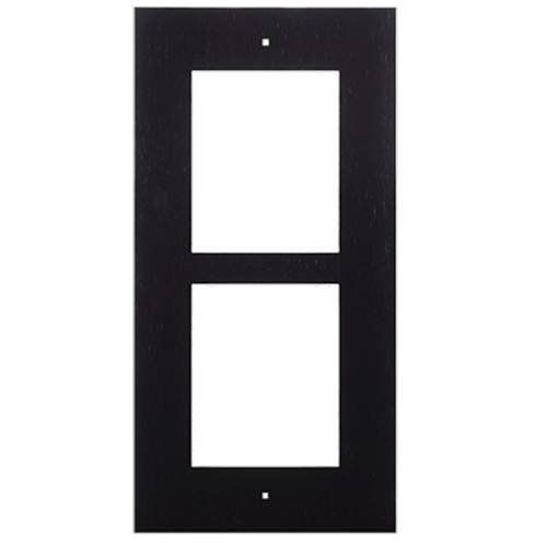 2N 9155012B IP Verso 2-Module Intercom Frame, Flush Mount, Black