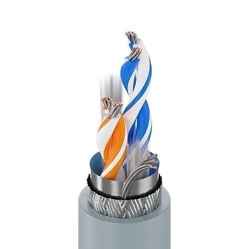 Belden 9842NH.01500 24/2 Stranded TC PO Insulation Multi-Pair Cable, RS-485, 500m Reel, White