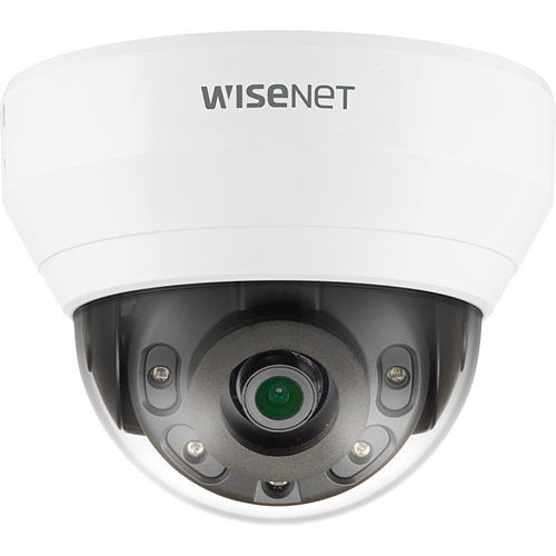 Hanwha QND-7012R Q Series, 4MP IP Dome Camera, 2.8mm Fixed Lens, IR 20M, White