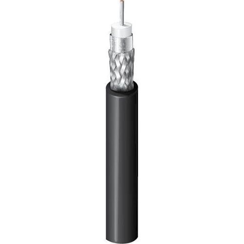 Belden 4505ELW 0101000 20AWG Coaxial Cable, 305m, Black