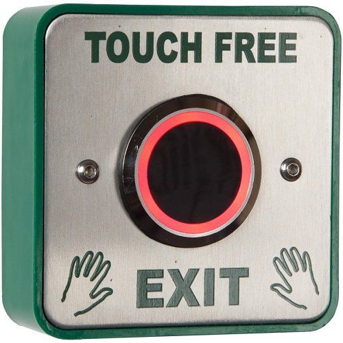 RGL EBNT-TF -1 IR Touch-Free Request to Exit Sensor Device, Illumination Green to Red, Surface and Flush Mount