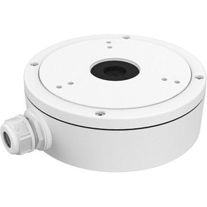Hikvision DS-1280ZJ-M Junction Box for Dome Cameras, Indoor and Outdoor Use, Load Capacity 4.5kg, White