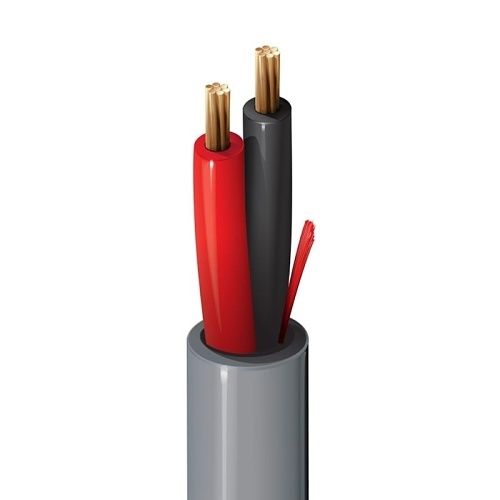 Belden 4300UE.00500 18/2 Stranded BC Security and Commercial Audio Cable, LSZH Jacket, 500m Reel, Gray