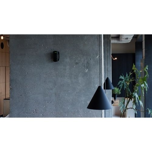 Ajax 130350.02.BL1 MotionProtect Plus Jeweller Wireless IR Motion Detector with Additional K-Band Microwave Sensor, Black