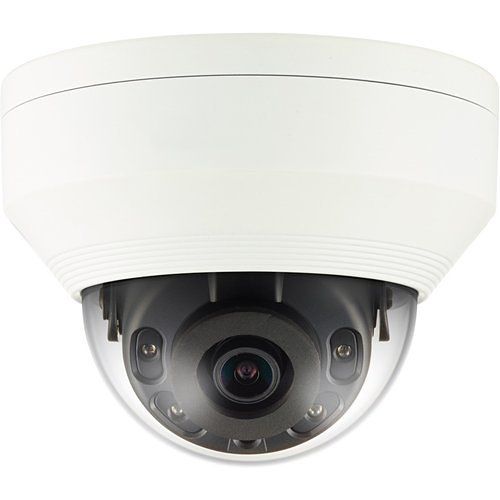 Hanwha QNV-6012R Q Series, WDR IP66 2MP 2.8mm Fixed Lens, IR 20M IP Dome Camera, White
