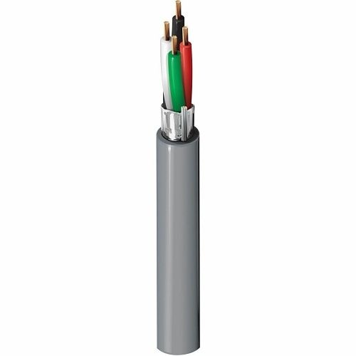 Belden 4502FE.00500 22/4 AWG Stranded BC Security and Commercial Audio Cable, LSZH Jacket Grey, CPR Eca, 500m Reel
