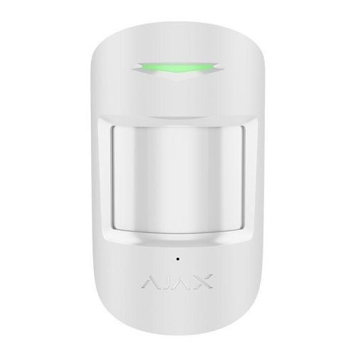 Ajax 133190.06.WH1 Superior CombiProtect Jeweller Wireless PIR Motion and Glass Break Detector, (Replaces 67727.06.WH1)
