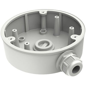 Hikvision DS-1280ZJ-PT6 Junction Box for Dome Cameras, Indoor and Outdoor Use, Load Capacity 4.5kg, White