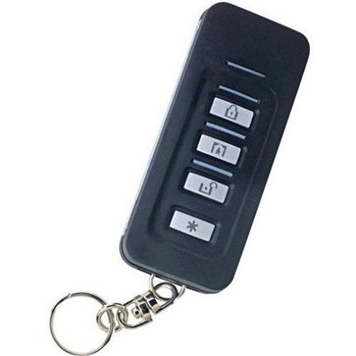 JCI PowerG KF-235 PG2 PowerG 4-Button Keyfob, Aluminum