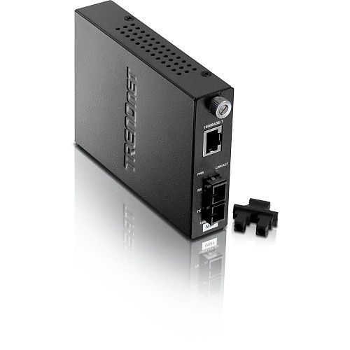 TRENDnet TFC-1000MSC Intelligent 1000Base-T to 1000Base-SX Multi-Mode SC Fiber Converter