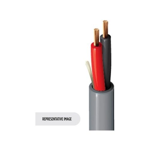 Belden 4300ULW.00500 Audio Cable, 2x18AWG BC, LSZH, CCA, 500m, Grey