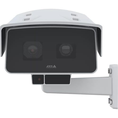 AXIS P1518-LE Two Sensor Box Camera with 8MP at 30 fps Wide-Angle Image Sensor and 2MP at 60 fps Close-up View Sensor, 5.85mm Lens
