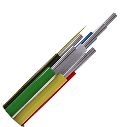 CQR CABCCA6/WH/100M Security Alarm Cable, 25/6 Stranded Unshielded PVC, Type 3 Tinned Copper, CCA UK 7×0.182 mm², 200m, White