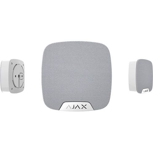 Ajax 121299.11.WH1 HomeSiren Jeweller, Wireless Siren with LED Connector, White