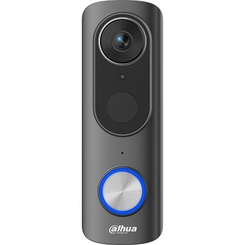 Dahua DH-DB43BB-BTR 4MP Wi-Fi Battery Video Doorbell, Black