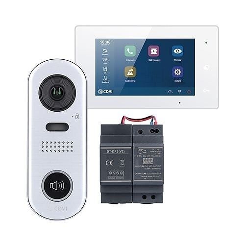 CDVI CDV4791S-DXW Video Entry Col 2easy Kitwhite Wifimontr