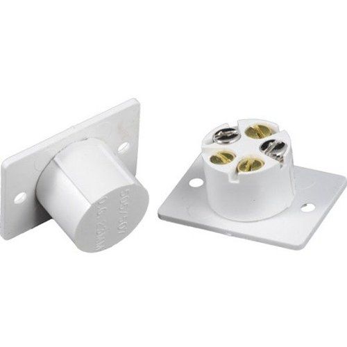 CQR FC505/WH Quick Fit Magnetic Flush Door Contact, Non Wired, Operating Gap 23mm, Grade 1, White