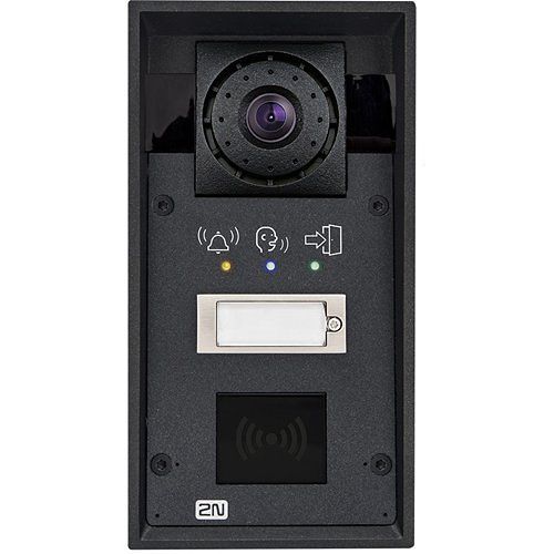 2N 9151101CHRPW Vandal-resistant IP panel with 1 button, HD camera, pictograms and reader input, (Replaces 9151101CRPW)