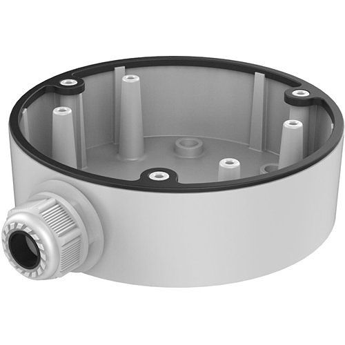 Hikvision DS-1280ZJ-DM21 Junction Box for Dome Cameras, Indoor and Outdoor Use, Load Capacity 4.5kg, White