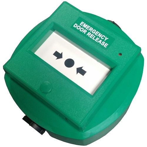 Knight Fire MX78BUZ Double Pole Outdoor Call Point, Buzzer/LED, Resettable, Green