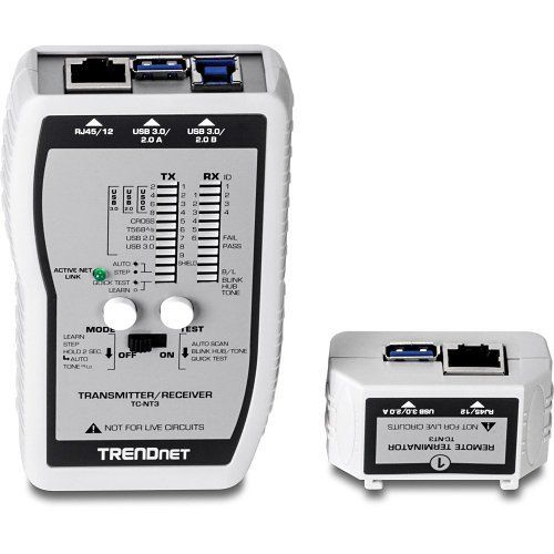 TRENDnet TC-NT3 VDV and USB Cable Tester
