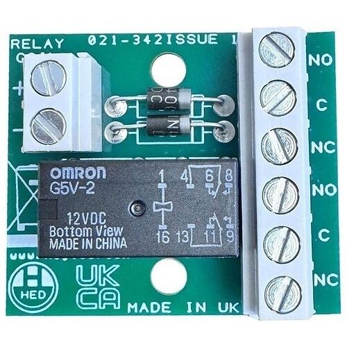 Hoyles S342-1 Double Pole Relay Module, 12VDC