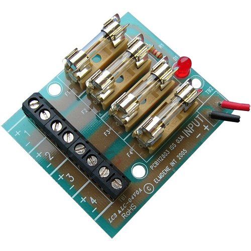 Elmdene FOM-4 4-Way Fused Output Module, (Replaces FOM4)