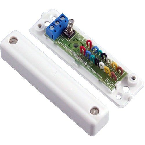CQR SC570/WH/MULTI Large Magnetic Surface Double Door Multi Contact with Microswitch and Wall Tamper, Operating Gap 10mm, Grade 2, White