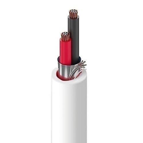 Belden 6200FE 8771000 Multi-Conductor Commercial Audio System 2-Conductors Cable, Flamarrest, Natural, 1000'
