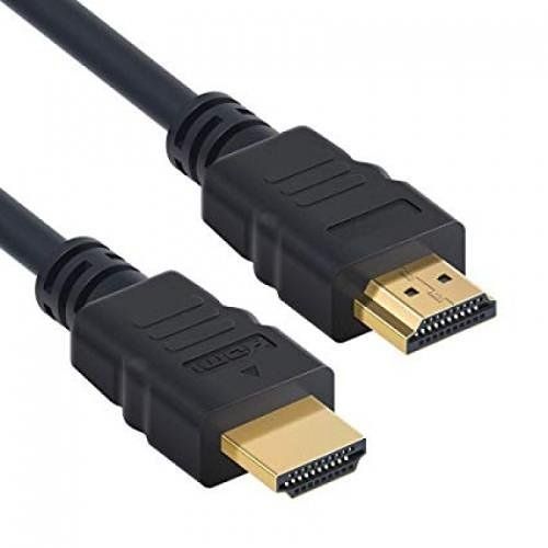 AVARRO WBXHDMI02 High Speed Male-Male HDMI Cable, 10GBPS Supports 4K 3D Compatible, Black, 125G, 2m