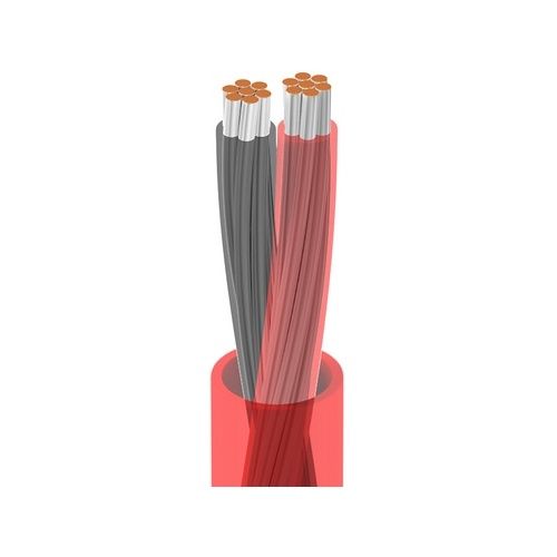 Belden 88442 0021000 22-2 Stranded TC High Temperature Electronic Cable, FEP Insulation and Jacket, CMP, 305m Reel, Red