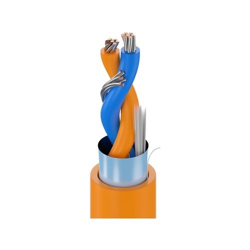 Belden 3076F 0031000 1-Pair Data Transmission Cable, 3076F Electrical Communication Application, 305m, PVC, Orange
