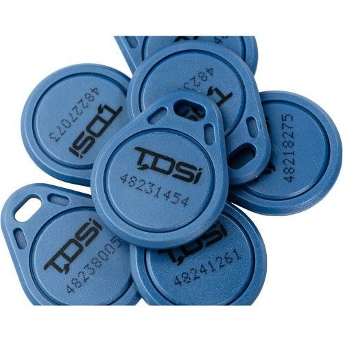 TDSi 4262-0246 Blue Fob Printed with Logo and ID Number