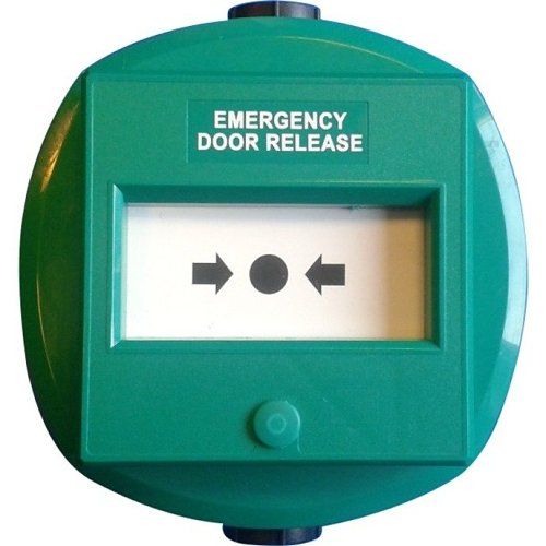 Knight Fire MX57SWG Single Pole Outdoor Call Point, Green